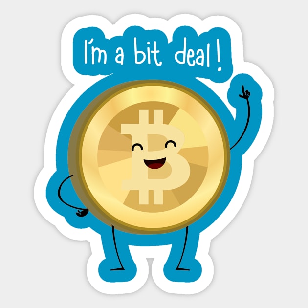 Bit Deal! Sticker by AnishaCreations